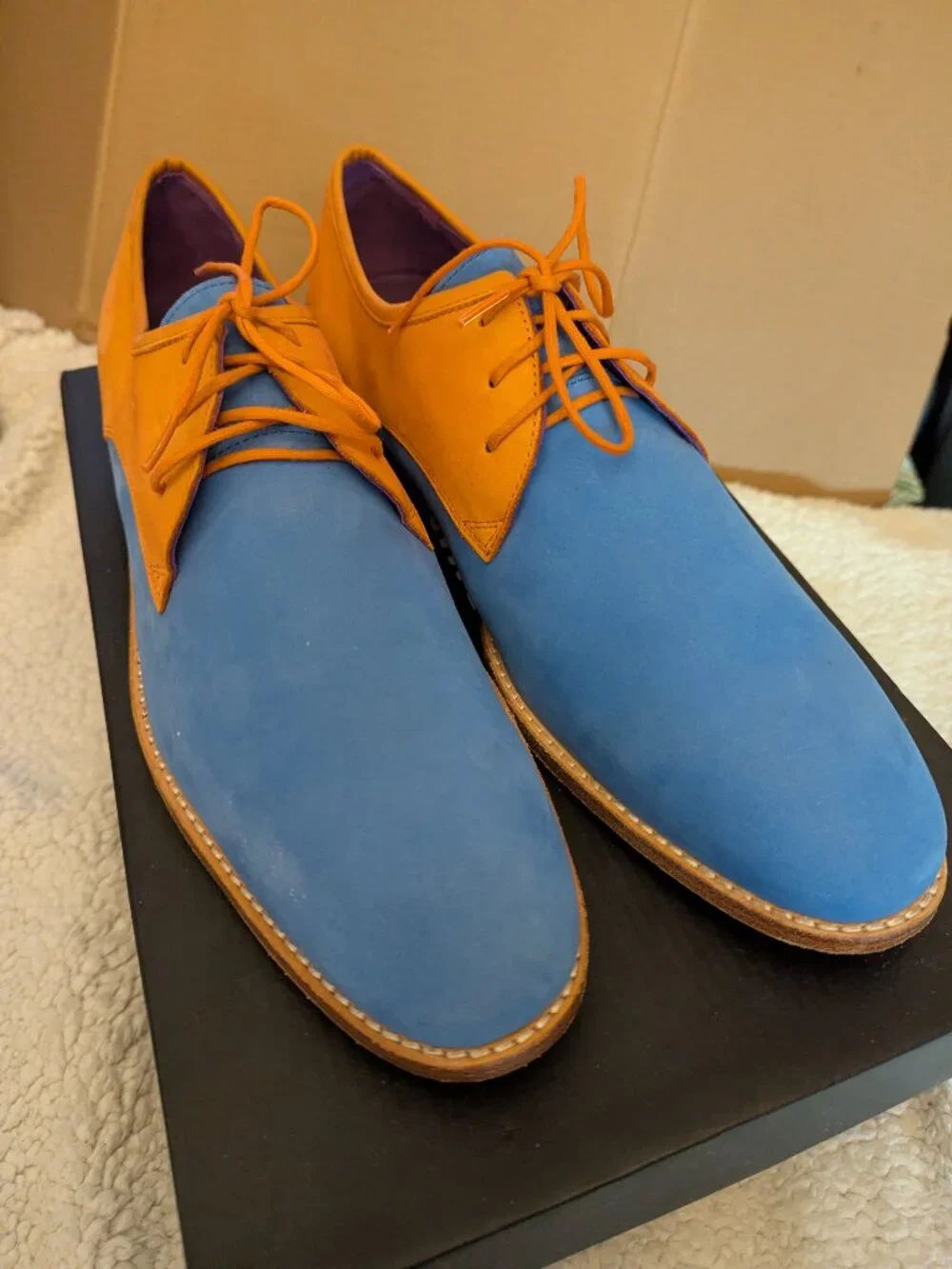 PAUL DRISH Men's Sude Shoes Size 9.5